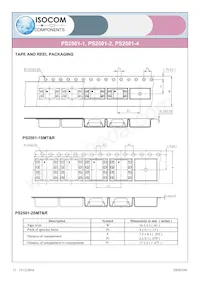 PS2501-4XSM Datasheet Pagina 11
