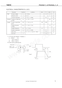 PS2502L-4-A Datasheet Pagina 5