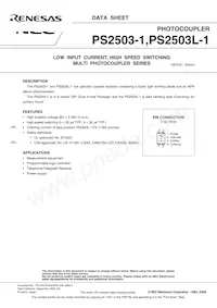 PS2503-1-K-A Datasheet Pagina 3
