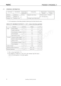 PS2503-1-K-A Datasheet Pagina 6