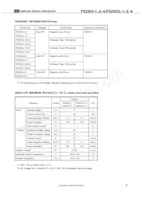 PS2503L-4-A Datasheet Pagina 5