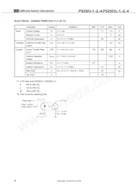 PS2503L-4-A Datasheet Pagina 6