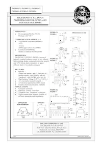 PS2505-4X Datasheet Cover