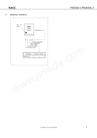 PS2535L-1-A Datasheet Pagina 3