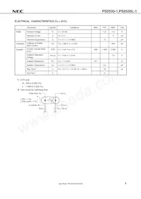 PS2535L-1-A Datasheet Page 5
