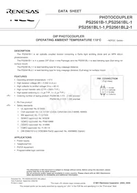 PS2561BL2-1-A Datasheet Pagina 3
