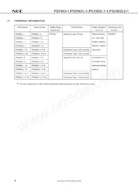 PS2562L1-1-K-A Datasheet Pagina 4