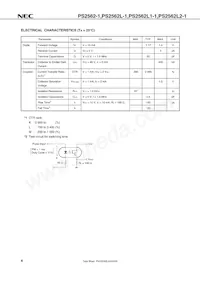 PS2562L1-1-K-A Datasheet Page 6