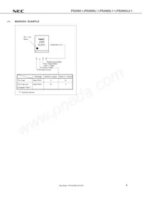 PS2565L1-1-A Datasheet Pagina 3