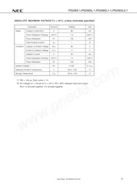 PS2565L1-1-A Datasheet Pagina 5
