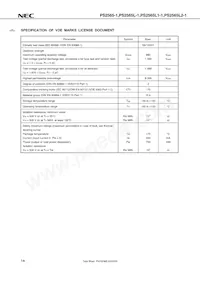 PS2565L1-1-A Datasheet Pagina 14