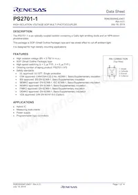 PS2701-1-V-A Datasheet Copertura