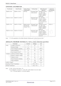 PS2701-1-V-A Datasheet Pagina 4