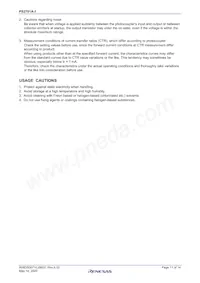 PS2701A-1-V-A Datasheet Pagina 11