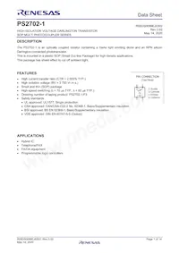 PS2702-1-V-A Datasheet Copertura