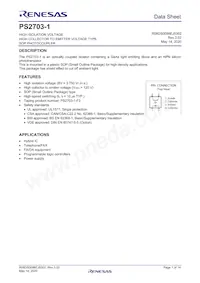 PS2703-1-V-A Datasheet Copertura
