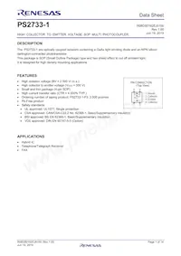 PS2733-1-V-A Datasheet Copertura
