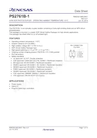 PS2761B-1-V-A Datasheet Copertura