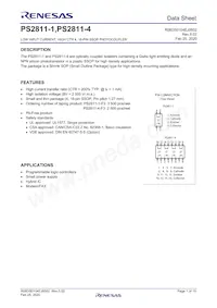 PS2811-1-M-A Datasheet Copertura