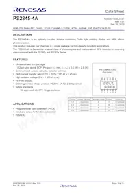 PS2845-4A-F3-AX Datasheet Copertura