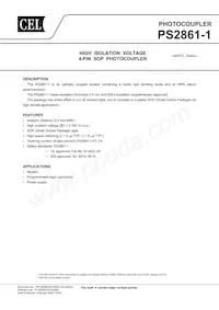 PS2861-1-F3 Datasheet Cover