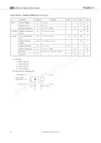 PS2861-1-F3 Datasheet Page 4