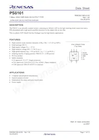 PS8101-K-AX Datasheet Cover