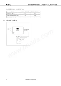 PS8501L3-AX Datasheet Pagina 4