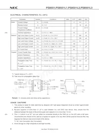 PS8501L3-AX數據表 頁面 6