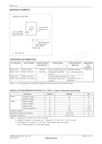 PS9117A-V-AX Datasheet Page 3