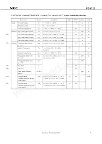 PS9122-AX Datasheet Page 5