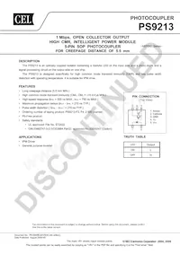 PS9213-F3-A Datasheet Copertura