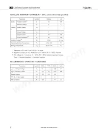 PS9214-F3-A Datasheet Page 4