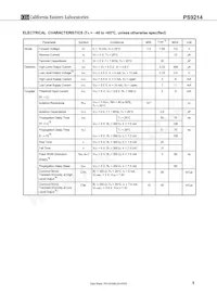 PS9214-F3-A數據表 頁面 5