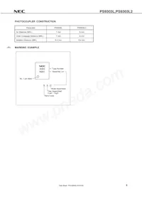 PS9303L2-AX Datasheet Pagina 3