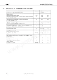 PS9303L2-AX Datasheet Pagina 14
