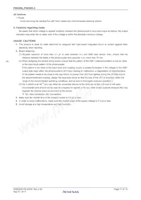 PS9305L-E3-AX Datasheet Page 17