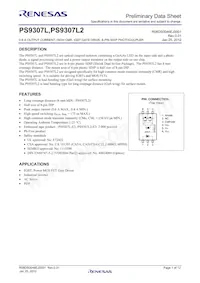 PS9307L2-AX Datenblatt Cover