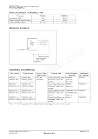 PS9307L2-AX Datasheet Page 3