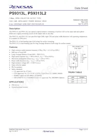 PS9313L-AX Datasheet Cover