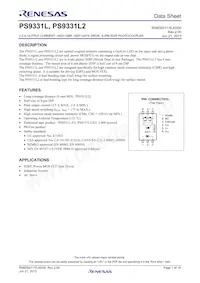 PS9331L2-V-E3-AX Datenblatt Cover