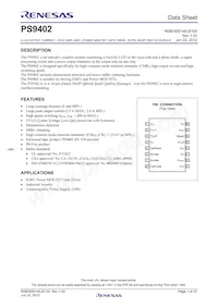 PS9402-V-AX數據表 封面