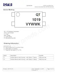 QT1013T1-W數據表 頁面 12