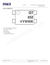 QT852 Datasheet Page 16