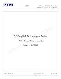 QTH217T1 Datasheet Cover