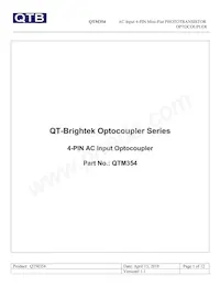 QTM354T1數據表 封面