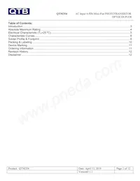 QTM354T1 Datasheet Page 2