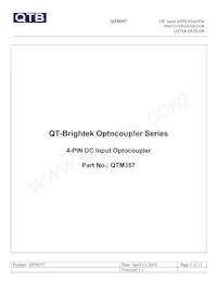 QTM357T1 Datenblatt Cover