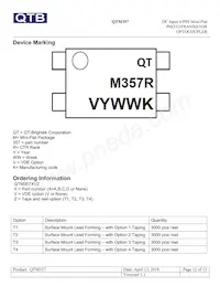 QTM357T1 Datasheet Pagina 12