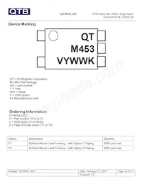 QTM453T1 Datasheet Pagina 14